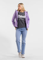 Women's transitional jacket with hood PRIMOSA - Purple