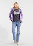 Women's transitional jacket with hood PRIMOSA - Purple