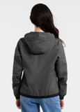 Women's transitional jacket with hood PRIMOSA - Graphite