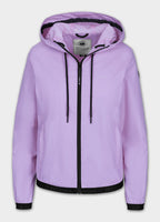 Women's transitional jacket with hood PRIMOSA - Purple