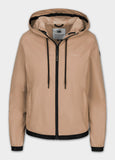 Women's transitional jacket with hood PRIMOSA - Dark Sand