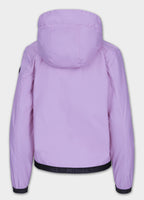 Women's transitional jacket with hood PRIMOSA - Purple