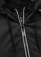 Women's transitional jacket with hood WHITEWOOD - Black