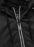 Women's transitional jacket with hood WHITEWOOD - Black