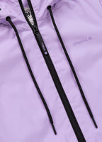 Women's transitional jacket with hood PRIMOSA - Purple