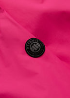 Women's transitional jacket with hood PRIMOSA - raspberry red