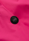 Women's transitional jacket with hood PRIMOSA - raspberry red