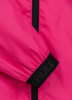 Women's transitional jacket with hood PRIMOSA - raspberry red