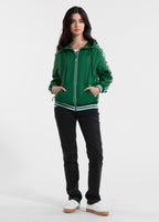 Women's transitional jacket with hood WHITEWOOD - Green