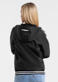 Women's transitional jacket with hood WHITEWOOD - Black