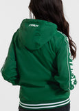 Women's transitional jacket with hood WHITEWOOD - Green