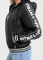 Women's transitional jacket with hood WHITEWOOD - Black