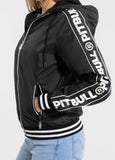 Women's transitional jacket with hood WHITEWOOD - Black
