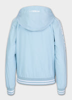 Women's transitional jacket with hood WHITEWOOD - light blue