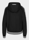 Women's transitional jacket with hood WHITEWOOD - Black