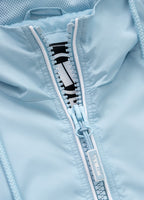 Women's transitional jacket with hood WHITEWOOD - light blue