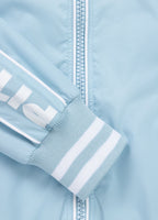 Women's transitional jacket with hood WHITEWOOD - light blue