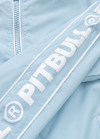 Women's transitional jacket with hood WHITEWOOD - light blue