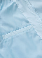 Women's transitional jacket with hood WHITEWOOD - light blue