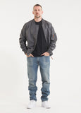 Men's transitional jacket MA-1 Logo - Graphite