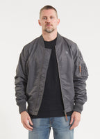 Men's transitional jacket MA-1 Logo - Graphite