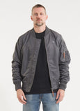 Men's transitional jacket MA-1 Logo - Graphite