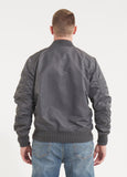 Men's transitional jacket MA-1 Logo - Graphite