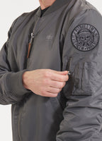 Men's transitional jacket MA-1 Logo - Graphite
