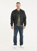 Men's Transition Jacket MA-1 Logo - Black