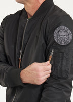 Men's Transition Jacket MA-1 Logo - Black