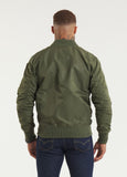 Men's Transition Jacket MA-1 Logo - Olive Green