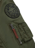 Men's Transition Jacket MA-1 Logo - Olive Green