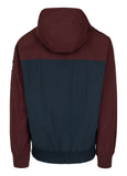 Men's 2 Color Longwood Hooded Transition Jacket - Burgundy/Dark Blue