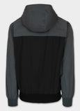 Men's 2-Color Longwood Hooded Transition Jacket - Grey/Black