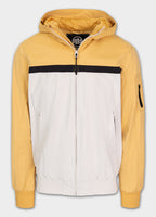 Men's 2-Color Longwood Hooded Transition Jacket - Yellow/Off-White