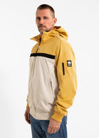 Men's 2-Color Longwood Hooded Transition Jacket - Yellow/Off-White
