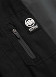Men's 2-Color Longwood Hooded Transition Jacket - Black/Grey
