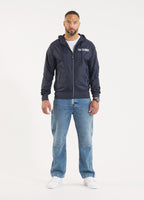 Herren Übergangsjacke mit Kapuze Athletic Logo - Dunkelblau