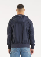 Herren Übergangsjacke mit Kapuze Athletic Logo - Dunkelblau
