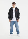 Herren Übergangsjacke mit Kapuze Cabrillo Summer - Schwarz
