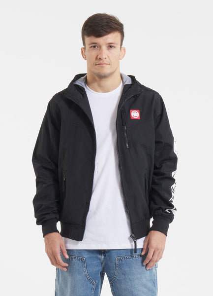 Herren Übergangsjacke mit Kapuze Cabrillo Summer - Schwarz