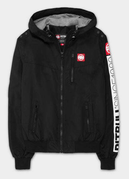 Herren Übergangsjacke mit Kapuze Cabrillo Summer - Schwarz