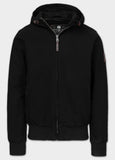 Men's transitional jacket with hood Crimson