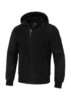 Men's transitional jacket with hood Crimson