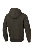 Men's transitional jacket with hood Crimson