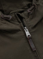 Men's transitional jacket with hood Crimson