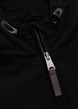Men's transitional jacket with hood Crimson