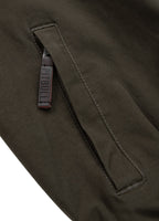 Men's transitional jacket with hood Crimson