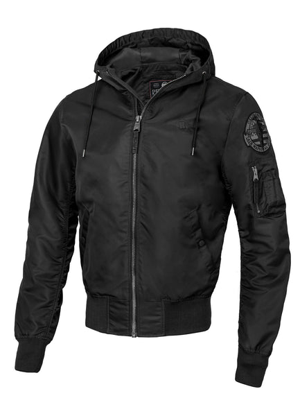 Herren Übergangsjacke mit Kapuze Starwood II - Schwarz
