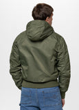 HHerren Übergangsjacke mit Kapuze Starwood II - Olivgrün